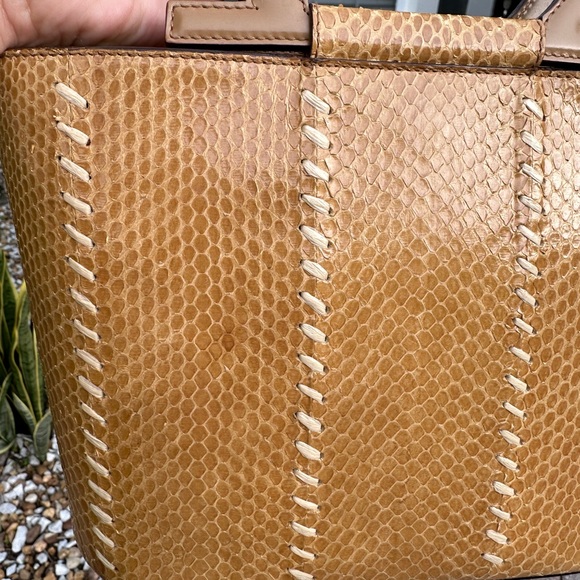 Salvatore Ferragamo snake skin vintage bag - Picture 4 of 12